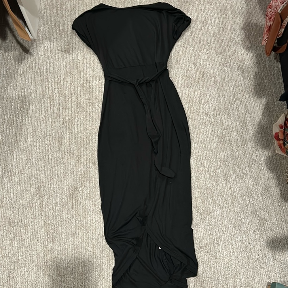 High-low wrap dress, size Small